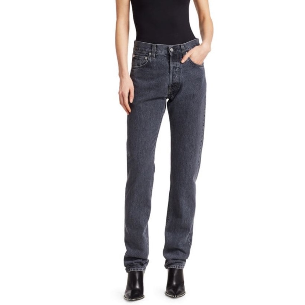 NWT Helmut Lang Masc High-Rise Straight Leg Jeans